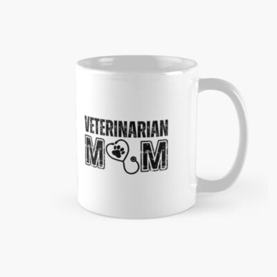 Veterinarian Mom With Caring Heart Mug