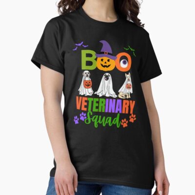Halloween Boo Veterinary Squad T-shirt