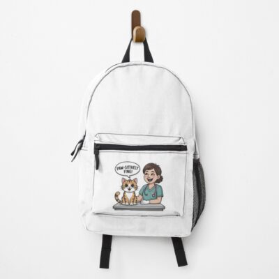 Funny Veterinarian Technician Work Life Backpack
