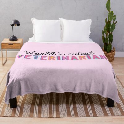 Worlds Cutest Veterinarian Everyday Throw Blanket