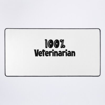 Proud Veterinarian One Hundred Percent Mouse Pad