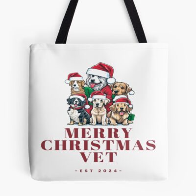 Merry Christmas Veterinarian Holiday Cheer Tote Bag